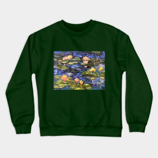 Water Lilies after Monet Crewneck Sweatshirt